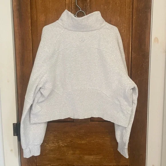 lululemon Scuba Oversized HalfZip Funnel Neck in HCUG, size XL/XXL - Picture 2 of 6
